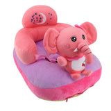 Darrahopens Baby & Kids > Kid's Furniture > Kid's Tables, Chairs & Seats Cartoon Baby Support Seat Plush Adjustable Stable Children Learn Sitting Seat for Home Calf Elephant In Australia - Darrahopens