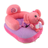 Darrahopens Baby & Kids > Kid's Furniture > Kid's Tables, Chairs & Seats Cartoon Baby Support Seat Plush Adjustable Stable Children Learn Sitting Seat for Home Calf Elephant In Australia - Darrahopens