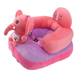 Darrahopens Baby & Kids > Kid's Furniture > Kid's Tables, Chairs & Seats Cartoon Baby Support Seat Plush Adjustable Stable Children Learn Sitting Seat for Home Calf Elephant In Australia - Darrahopens
