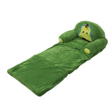 Darrahopens Baby & Kids > Kid's Furniture > Kid's Tables, Chairs & Seats Foldable Kids Sofa Cute Cartoon Design Short Plush Soft Comfortable Portable Children Couch for Home Avocado In Australia - Darrahopens