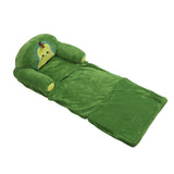 Darrahopens Baby & Kids > Kid's Furniture > Kid's Tables, Chairs & Seats Foldable Kids Sofa Cute Cartoon Design Short Plush Soft Comfortable Portable Children Couch for Home Avocado In Australia - Darrahopens