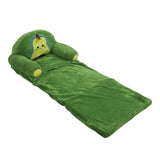 Darrahopens Baby & Kids > Kid's Furniture > Kid's Tables, Chairs & Seats Foldable Kids Sofa Cute Cartoon Design Short Plush Soft Comfortable Portable Children Couch for Home Avocado In Australia - Darrahopens