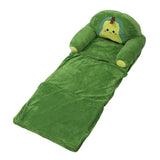 Darrahopens Baby & Kids > Kid's Furniture > Kid's Tables, Chairs & Seats Foldable Kids Sofa Cute Cartoon Design Short Plush Soft Comfortable Portable Children Couch for Home Avocado In Australia - Darrahopens