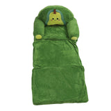Darrahopens Baby & Kids > Kid's Furniture > Kid's Tables, Chairs & Seats Foldable Kids Sofa Cute Cartoon Design Short Plush Soft Comfortable Portable Children Couch for Home Avocado In Australia - Darrahopens