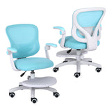 Darrahopens Baby & Kids > Kid's Furniture > Kid's Tables, Chairs & Seats Kids Desk Chair - Children Office Study Seat with Footrest CILO - Blue