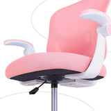 Darrahopens Baby & Kids > Kid's Furniture > Kid's Tables, Chairs & Seats Kids Desk Chair - Children Office Study Seat with Footrest CILO - Pink