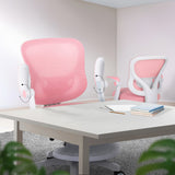 Darrahopens Baby & Kids > Kid's Furniture > Kid's Tables, Chairs & Seats Kids Desk Chair - Children Office Study Seat with Footrest CILO - Pink