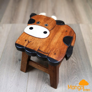 Darrahopens Baby & Kids > Kid's Furniture Kids Wooden Stool Cow