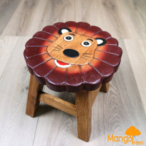 Darrahopens Baby & Kids > Kid's Furniture Kids Wooden Stool Lion