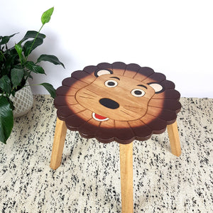Darrahopens Baby & Kids > Kid's Furniture Kids Wooden Table Lion