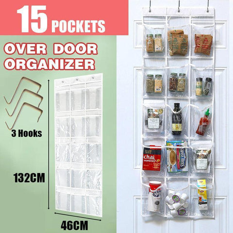 Darrahopens Baby & Kids > Kid's Furniture > Toy Boxes 15 Pockets Waterproof Hanging Over The Door Organizer For Accessories Storage