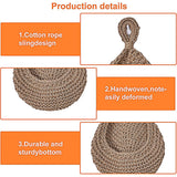 Darrahopens Baby & Kids > Kid's Furniture > Toy Boxes 3pcs Boho Hanging Wall Baskets Woven Vegetable Fruit Storage Pouch Kitchen Decor