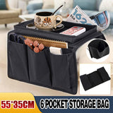 Darrahopens Baby & Kids > Kid's Furniture > Toy Boxes 6 Pocket Couch Organizer Remote Storage Holder Sofa Chair Arm Control Rest bag