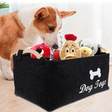 Darrahopens Baby & Kids > Kid's Furniture > Toy Boxes Large Felt Storage Basket for Dog Toys Dirty Clothes Sundries Home Organizer