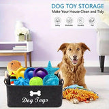 Darrahopens Baby & Kids > Kid's Furniture > Toy Boxes Large Felt Storage Basket for Dog Toys Dirty Clothes Sundries Home Organizer