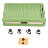 Darrahopens Baby & Kids > Kid's Furniture > Toy Boxes Rolling Toy Storage Bin Toy Storage Organizer Bin with Lid Wheels Children Building Blocks Organizer Green In Australia - Darrahopens