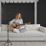 Darrahopens Baby & Kids > Kid's Furniture > Toy Boxes VEVOR 2 Pack Sound Dampening Blankets, 2438 x 2032 mm, Extra Large Soundproof Blanket with Grommets, Studio Grommeted Blanket with Cotton Filling, for Window, Door, Light Blocker, Music Recording