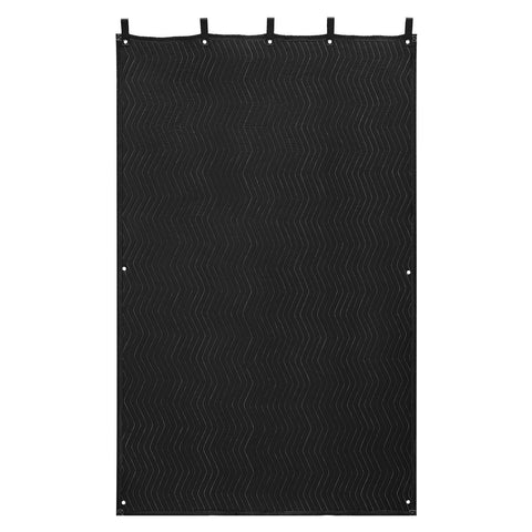 Darrahopens Baby & Kids > Kid's Furniture > Toy Boxes VEVOR Sound Dampening Blankets, Soundproof Curtains with 2032 x 1219 mm, Soundproof Blanket with Grommets, Studio Grommeted Blanket, for Window, Door, Light Blocker, Music Recording, Black