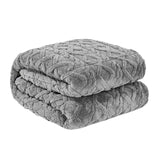 Darrahopens Baby & Kids > Kid's Furniture > Toy Boxes VEVOR Weighted Blanket, 9 kg, 1524 x 2032 mm Queen Size, Sherpa Fleece Heavy Blanket with Glass Beads, Soft Warm Cozy Fluffy Touch, for 90-113 kg Adults, Anxiety Stress Relief, Improve Sleep, Grey