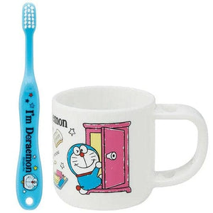 Darrahopens Baby & Kids > Nursing [6-PACK] Skater Japan Tooth Brush and Cup Set( 2 Styles Available ) Doraemon