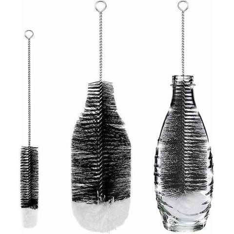 Darrahopens Baby & Kids > Nursing > Baby Health & Grooming Kits 2 Pack Bottle Brush Cleaning Brushes Bottle Brush Advanced Cleaning For Glass Bottles Thermos Baby Bottles And Cups.