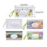 Darrahopens Baby & Kids > Nursing > Baby Health & Grooming Kits 5PCS Dispenser Travel Wet Wipe Bag Pouch Portable Tissue Case Holder