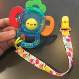 Darrahopens Baby & Kids > Nursing > Baby Health & Grooming Kits 60 Random Colored Plastic Pacifier Dummy Clip Suspender Badge Holder for Crafts