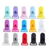 Darrahopens Baby & Kids > Nursing > Baby Health & Grooming Kits 60 Random Colored Plastic Pacifier Dummy Clip Suspender Badge Holder for Crafts
