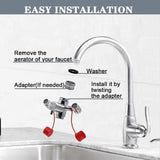 Darrahopens Baby & Kids > Nursing > Baby Health & Grooming Kits Faucet Mounted Eyewash Station with Cover,Reliable First-AID Emergency Eye Wash Unit for Sink Attachment Lab,Factory In Australia - Darrahopens