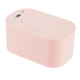 Darrahopens Baby & Kids > Nursing > Baby Health & Grooming Kits Pink Portable USB Baby Wipe Warmer with LED Display and Top-Heating Moisture Protection – Intelligent Constant Temp Dispenser Case for Travel and Home