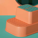 Darrahopens Baby & Kids > Nursing > Baby Health & Grooming Kits Toilet Step Stool Plastic Non Slip Heavy Duty Rollover Prevention Tool for Baby Children Yellow 1 Layer