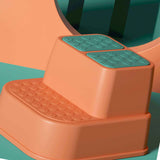 Darrahopens Baby & Kids > Nursing > Baby Health & Grooming Kits Toilet Step Stool Plastic Non Slip Heavy Duty Rollover Prevention Tool for Baby Children Yellow 1 Layer