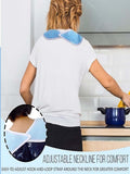 Darrahopens Baby & Kids > Nursing > Nursing & Feeding Grey Anti-Stain Feeding Apron with Pocket – Adjustable Care Bib for Elderly & Disabled Adults (2-Pack)