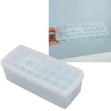 Darrahopens Baby & Kids > Nursing > Nursing & Feeding Ice Cube Tray Safe Healthy Easy Release Stackable 24 Cubes Multipurpose Ice Maker Mold with Lid for Popsicles Puddings Blue In Australia - Darrahopens