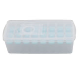 Darrahopens Baby & Kids > Nursing > Nursing & Feeding Ice Cube Tray Safe Healthy Easy Release Stackable 24 Cubes Multipurpose Ice Maker Mold with Lid for Popsicles Puddings Blue In Australia - Darrahopens