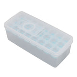 Darrahopens Baby & Kids > Nursing > Nursing & Feeding Ice Cube Tray Safe Healthy Easy Release Stackable 24 Cubes Multipurpose Ice Maker Mold with Lid for Popsicles Puddings Blue In Australia - Darrahopens