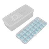 Ice Cube Tray Safe Healthy Easy Release Stackable 24 Cubes Multipurpose Ice Maker Mold with Lid for Popsicles Puddings Blue In Australia - Darrahopens