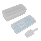 Darrahopens Baby & Kids > Nursing > Nursing & Feeding Ice Cube Tray Safe Healthy Easy Release Stackable 24 Cubes Multipurpose Ice Maker Mold with Lid for Popsicles Puddings Blue In Australia - Darrahopens