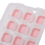 Darrahopens Baby & Kids > Nursing > Nursing & Feeding Ice Cube Tray Safe Healthy Easy Release Stackable 24 Cubes Multipurpose Ice Maker Mold with Lid for Popsicles Puddings Pink In Australia - Darrahopens