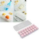 Darrahopens Baby & Kids > Nursing > Nursing & Feeding Ice Cube Tray Safe Healthy Easy Release Stackable 24 Cubes Multipurpose Ice Maker Mold with Lid for Popsicles Puddings Pink In Australia - Darrahopens