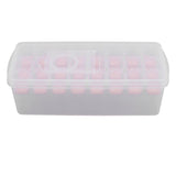 Darrahopens Baby & Kids > Nursing > Nursing & Feeding Ice Cube Tray Safe Healthy Easy Release Stackable 24 Cubes Multipurpose Ice Maker Mold with Lid for Popsicles Puddings Pink In Australia - Darrahopens