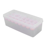 Darrahopens Baby & Kids > Nursing > Nursing & Feeding Ice Cube Tray Safe Healthy Easy Release Stackable 24 Cubes Multipurpose Ice Maker Mold with Lid for Popsicles Puddings Pink In Australia - Darrahopens