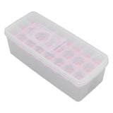 Darrahopens Baby & Kids > Nursing > Nursing & Feeding Ice Cube Tray Safe Healthy Easy Release Stackable 24 Cubes Multipurpose Ice Maker Mold with Lid for Popsicles Puddings Pink In Australia - Darrahopens