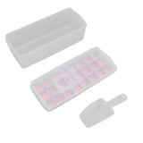 Darrahopens Baby & Kids > Nursing > Nursing & Feeding Ice Cube Tray Safe Healthy Easy Release Stackable 24 Cubes Multipurpose Ice Maker Mold with Lid for Popsicles Puddings Pink In Australia - Darrahopens