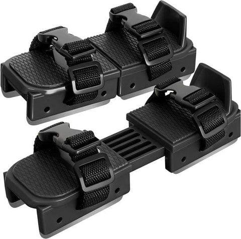 Darrahopens Baby & Kids > Ride On Cars, Go-karts & Bikes > Bikes & Scooters Adjustable Kids' Skates - Double Blade for Stability - With Straps & Shoe Size 16-21 - Black
