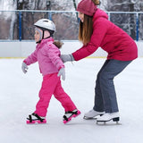 Darrahopens Baby & Kids > Ride On Cars, Go-karts & Bikes > Bikes & Scooters Adjustable Kids' Skates - Double Blade for Stability - With Straps & Shoe Size 16-21 - Black