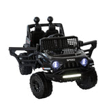 Darrahopens Baby & Kids > Ride on Cars, Go-karts & Bikes Jeep Inspired Design Ride-on Electric Car (Black) with Remote Control