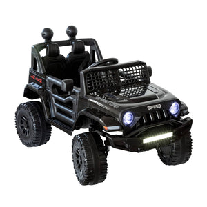 Darrahopens Baby & Kids > Ride on Cars, Go-karts & Bikes Jeep Inspired Design Ride-on Electric Car (Black) with Remote Control