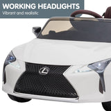 Darrahopens Baby & Kids > Ride on Cars, Go-karts & Bikes Kahuna Licensed Lexus Lc 500 Kids Electric Ride On Car - White