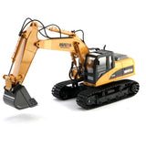 Darrahopens Baby & Kids > Ride On Cars, Go-karts & Bikes > Ride On Cars HUINA 1/14 15CH RC Alloy Excavator Construction Engineering Vehicle Digger Toy Gift